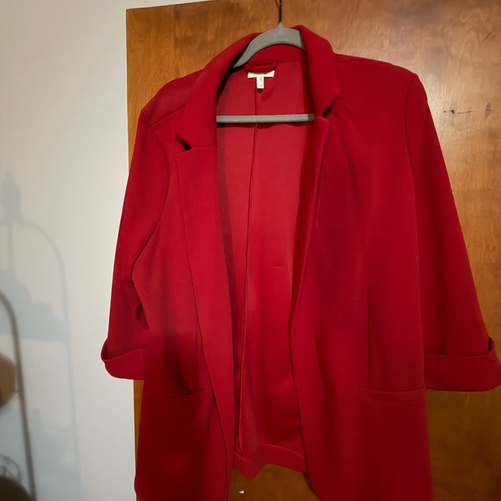 Maurices Red Women's Blazer